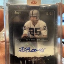 2024 Topps Midnight Stroke of Midnight Autographs Fred Biletnikoff #SMA-FB card