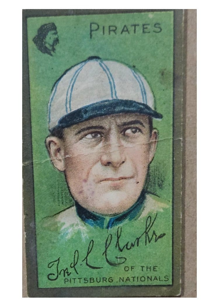 1911 T205 Gold Border Fred C. Clarke card