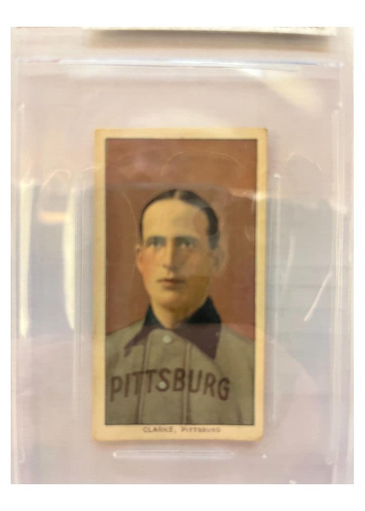 1909 T206 Sweet Caporal 150 Factory 30 Fred Clarke card