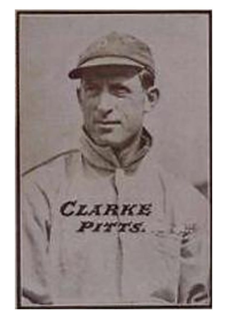 1913 National Game Fred Clarke card