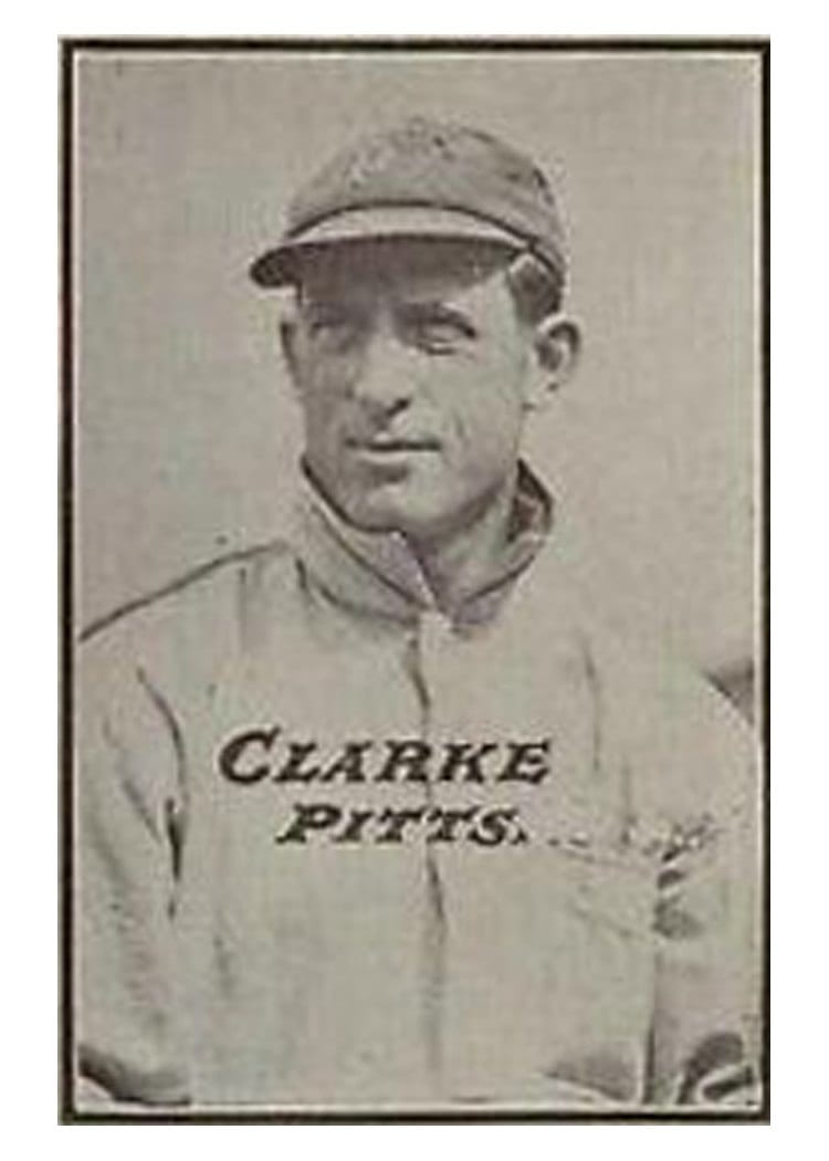 1913 Tom Barker Game Fred Clarke card