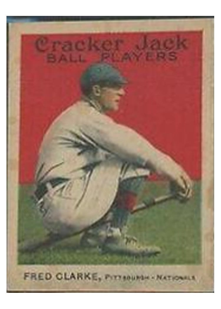 1915 Cracker Jack Fred Clarke #70 card