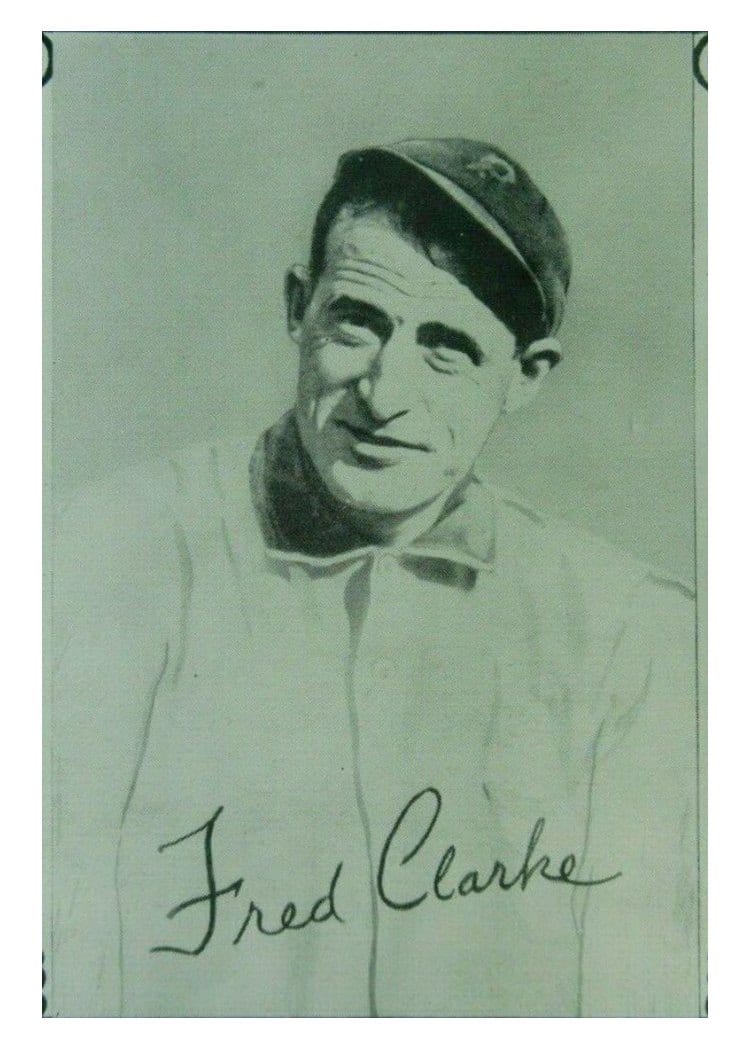 1948 Baseball's Great Hall of Fame Exhibits Fred Clarke card