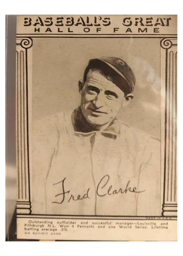 1948 Baseball's Great Hall of Fame Exhibits Fred Clarke #5 card