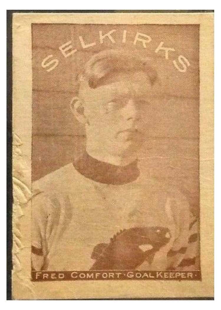 1924 Crescent Selkirks Fred Comfort #9 card