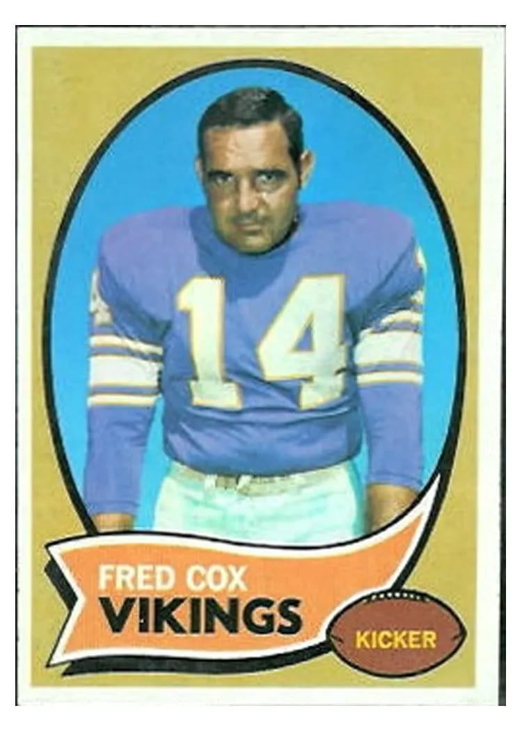 1970 Topps Fred Cox #238 card