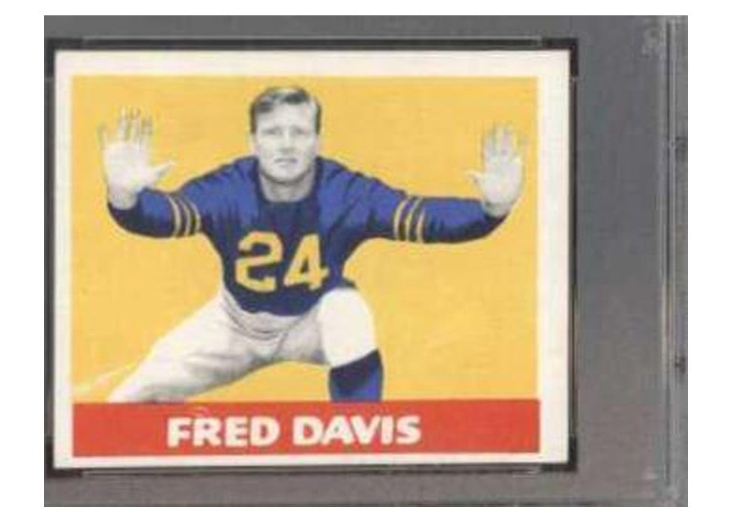 1948 Leaf Fred Davis #27 card