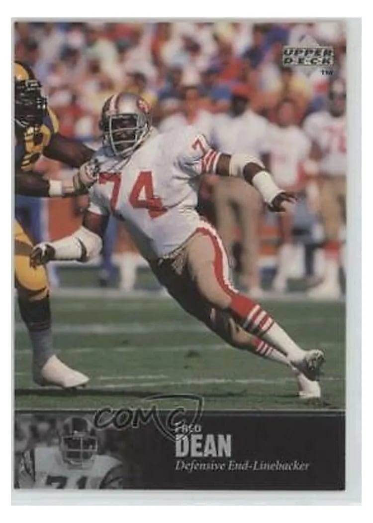 1997 Upper Deck Legends Fred Dean #97 card