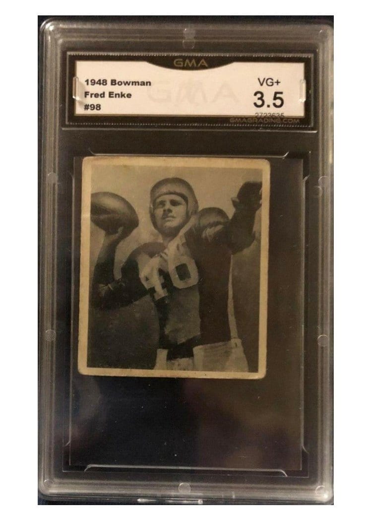 1948 Bowman Fred Enke #98 card