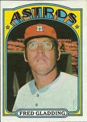 1972 Topps Base Set Fred Gladding #507 card