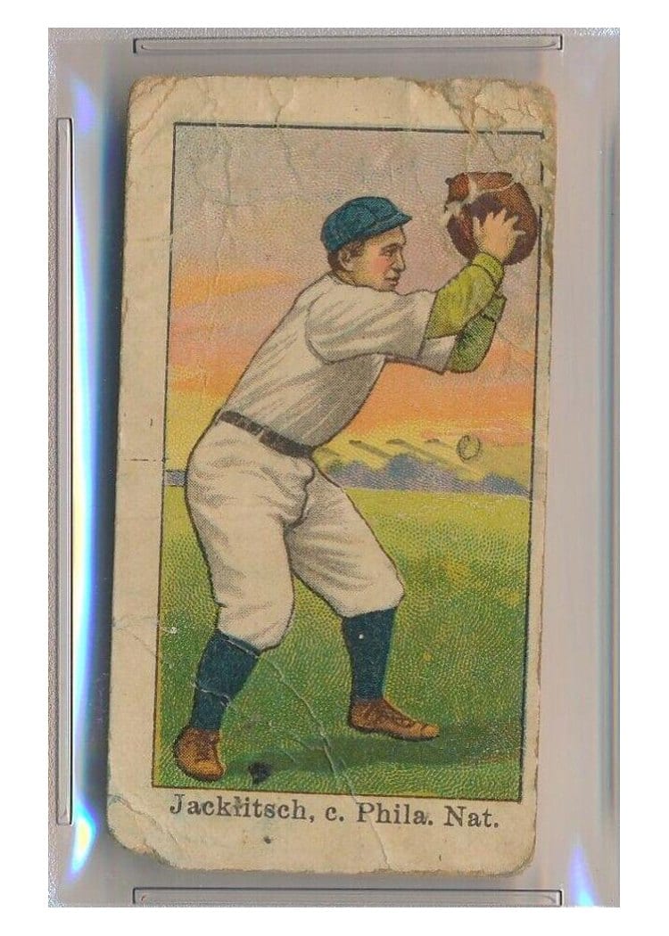 1909 E101 Set of 50 Fred Jacklitsch card