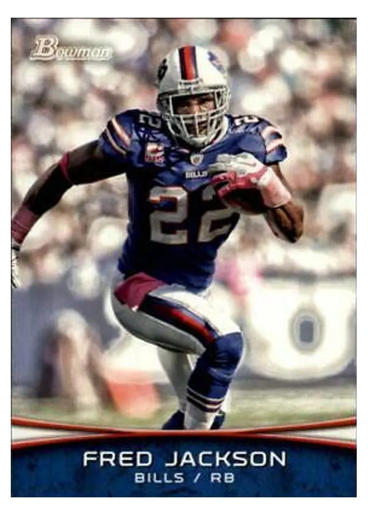 2012 Bowman Fred Jackson #13 card
