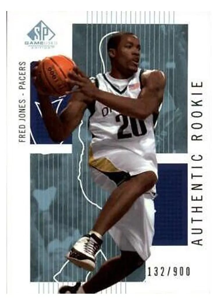 2002 SP Game Used Fred Jones #125 card