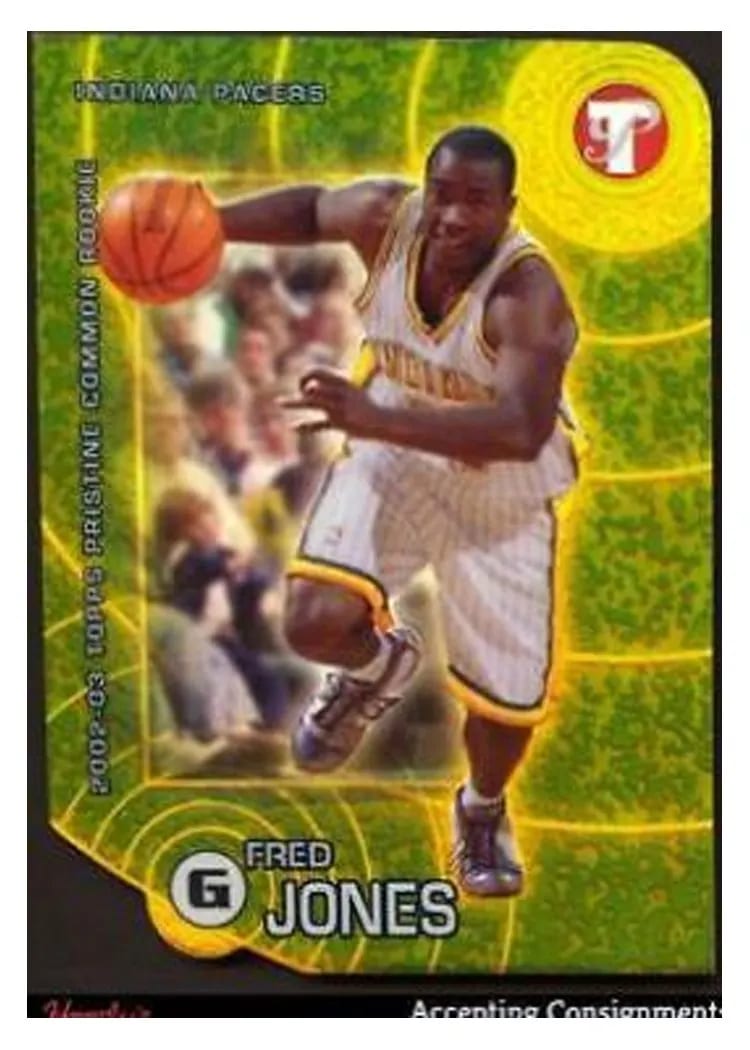 2002 Topps Pristine Fred Jones #90 card