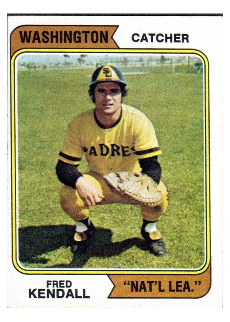 1974 Topps Fred Kendall #53 card