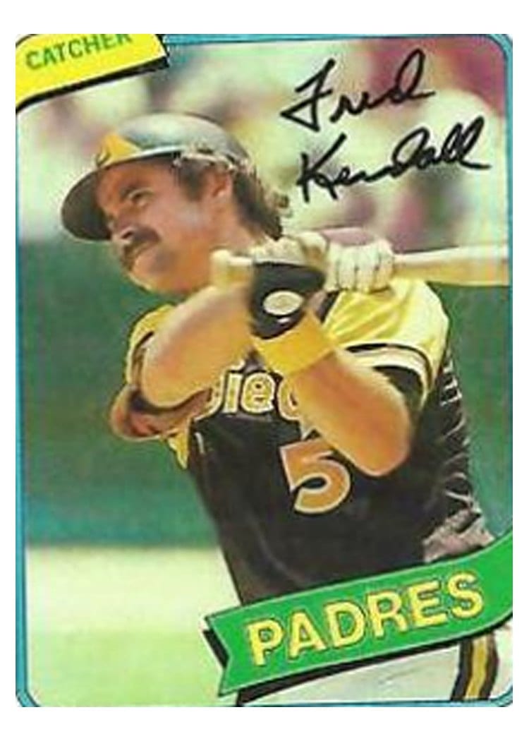 1980 Topps Fred Kendall #598 card