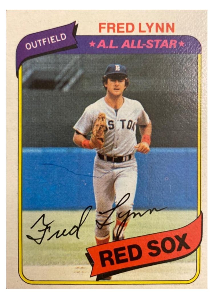 1980 Topps Fred Lynn #110 card