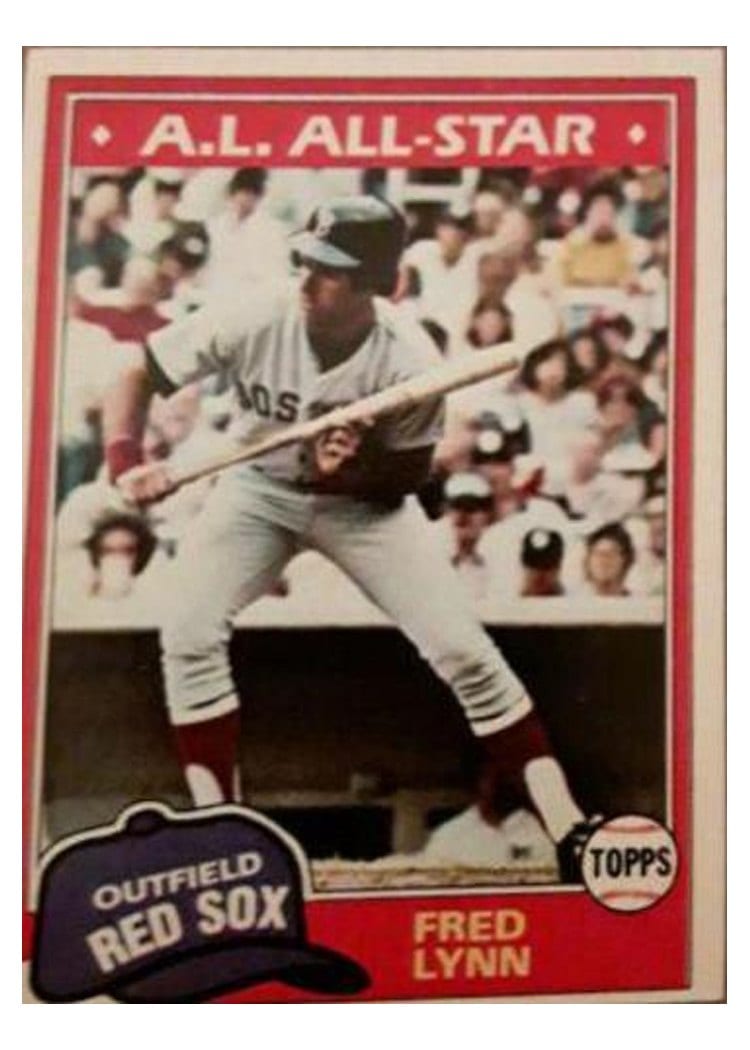 1981 Topps Fred Lynn #720 card