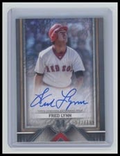 2023 Topps Museum Collection Archival Autographs Fred Lynn #AA-FL card