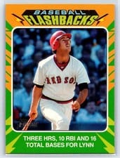 2024 Topps Heritage Baseball Flashbacks Fred Lynn #BF-5 card