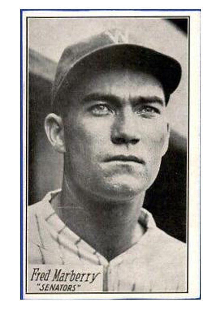 1929 R315 Fred Marberry card