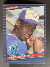 1986 Donruss Fred McGriff #28 card