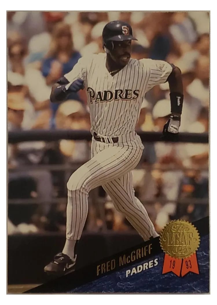 1993 Leaf Fred McGriff #46 card