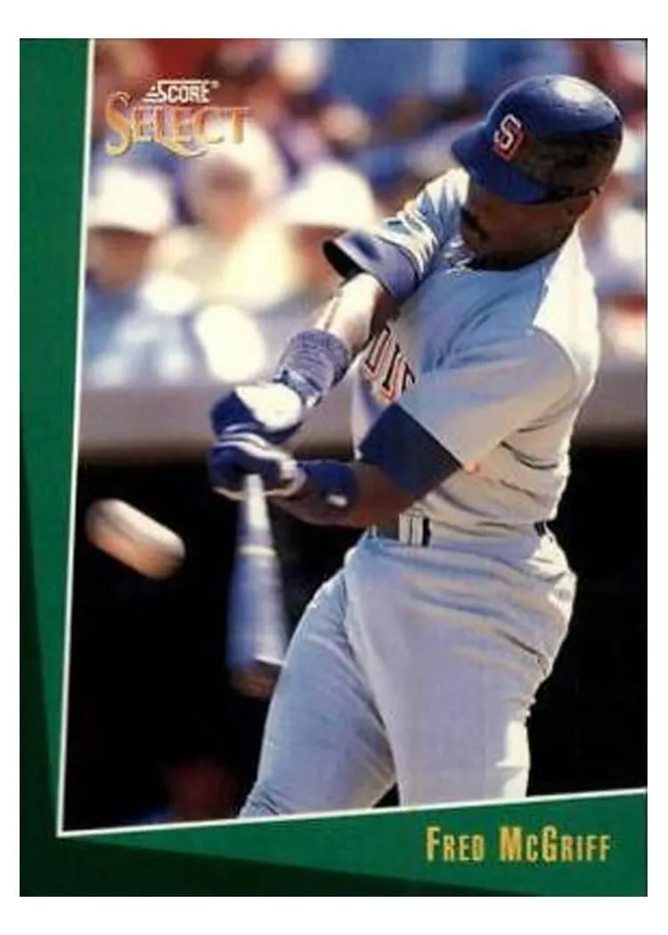 1993 Score Select Fred McGriff #19 card