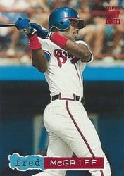 1994 Stadium Club Base Set Fred McGriff #665 card