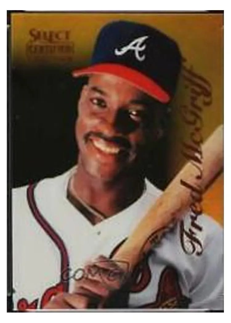 1996 Select Certified Fred McGriff #66 card