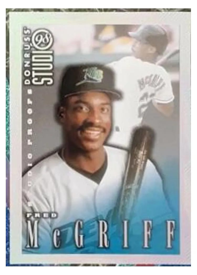 1998 Studio Fred McGriff #116 card