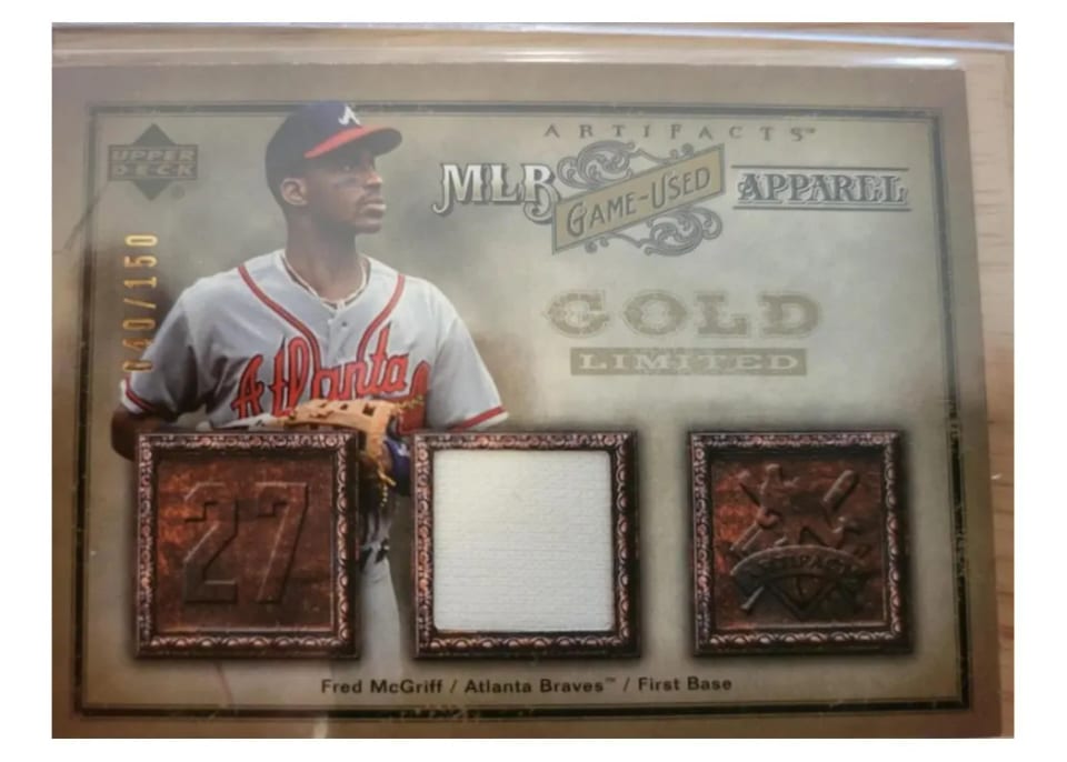 2006 Upper Deck Artifacts MLB Apparel Fred McGriff #MLB-FM card