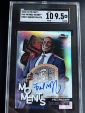 2024 Finest Moments Autographs Fred McGriff #FMA-FM card