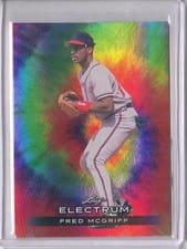 2024 Leaf Electrum Baseball Base Set Fred McGriff #27 card