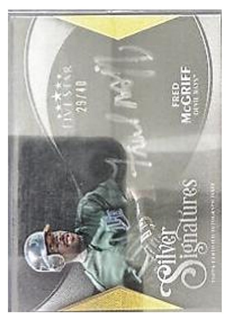 2024 Topps Five Star Silver Signatures Autographs Fred McGriff #SS-FM card