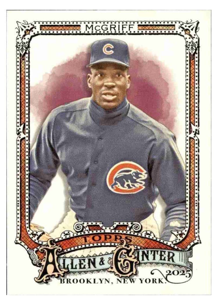 2025 Topps Allen & Ginter Base Set Fred McGriff #318 card