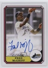2025 Topps Archives 1987 Topps Boardwalk and Baseball Autographs Fred McGriff #87BBA-FM card
