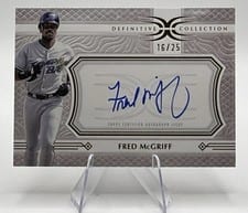 2025 Topps Definitive Collection Legendary Autograph Collection Fred McGriff #LAC-FM card