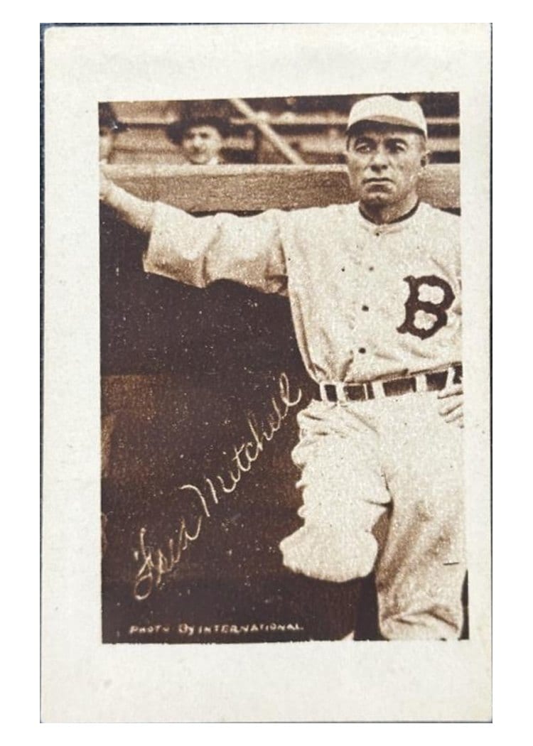 1923 Willard Chocolate Fred Mitchell card