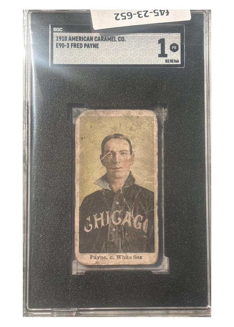 1910 E90 3 American Caramel Fred Payne card