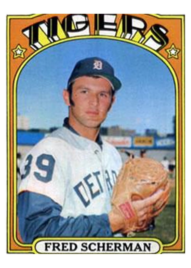 1972 Topps Fred Scherman #6 card