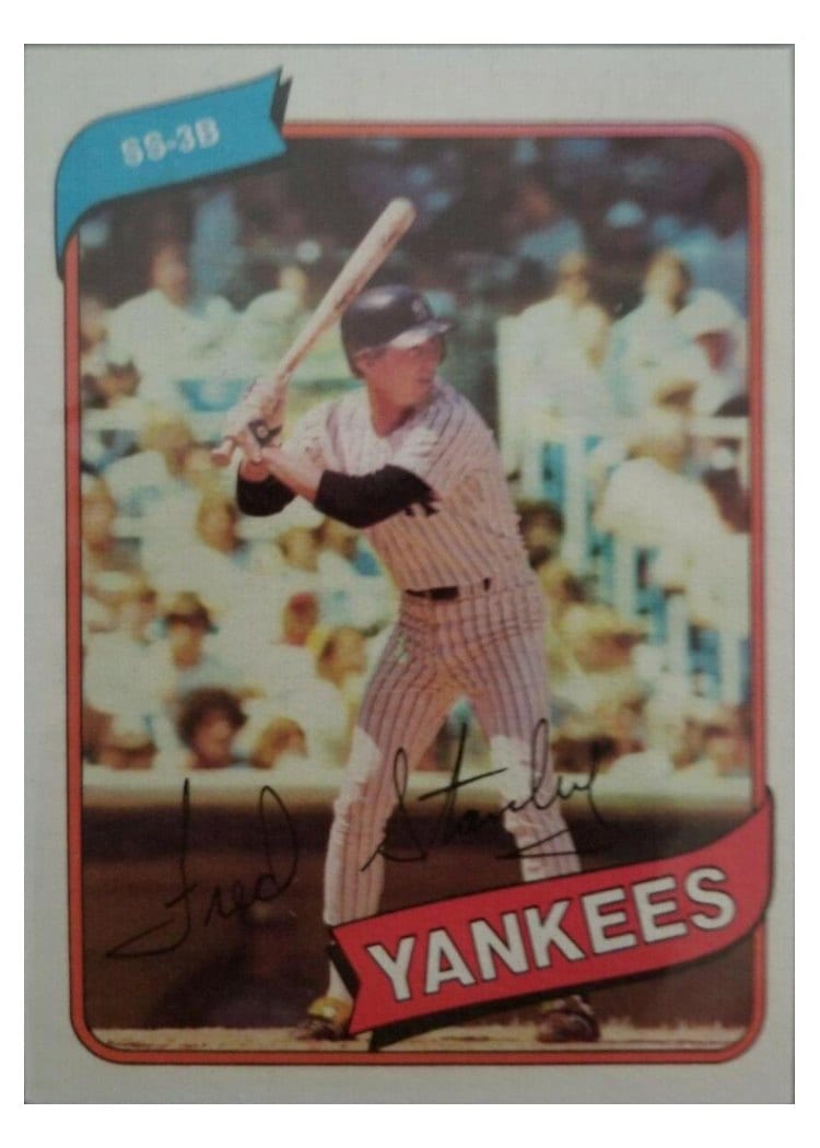 1980 Topps Fred Stanley #387 card