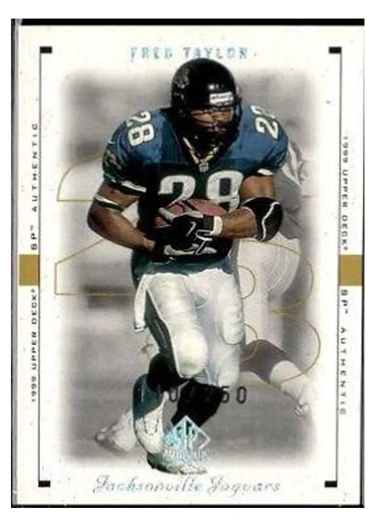 1999 SP Authentic Fred Taylor #39 card