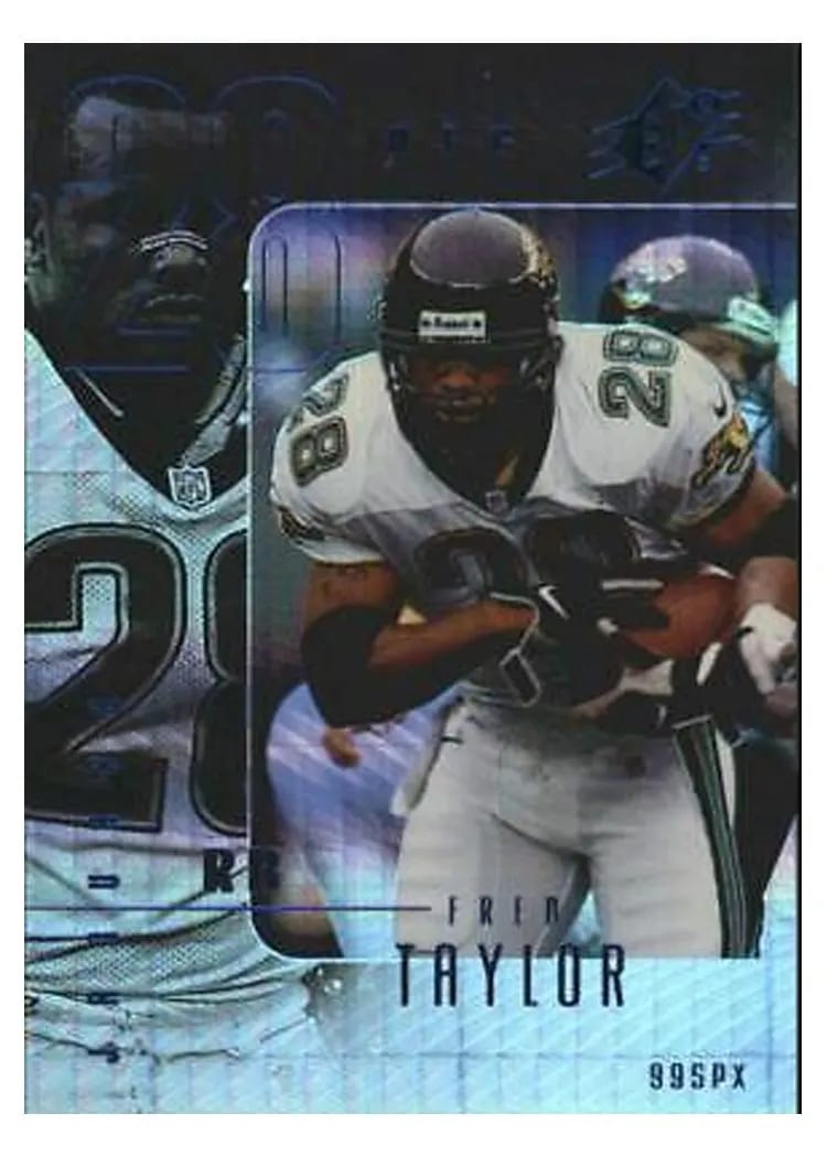 1999 Spx Fred Taylor #42 card