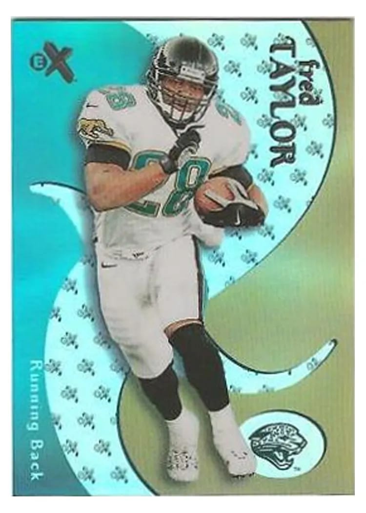 2000 Fleer E X Fred Taylor #25 card