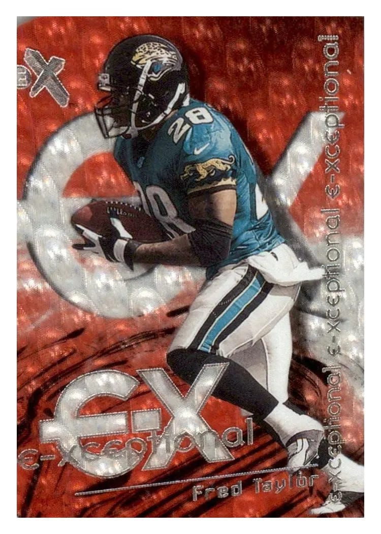 2000 Fleer E X Exceptional Fred Taylor #14XC card