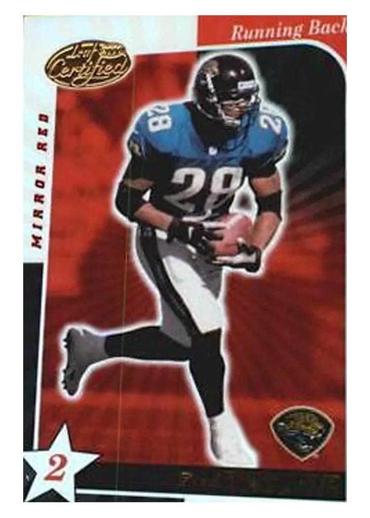 2000 Leaf Certified Fred Taylor #125 card