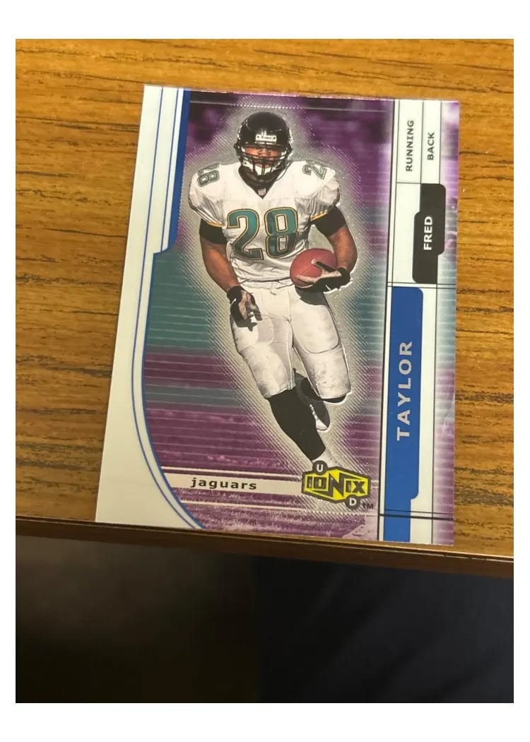 2000 Upper Deck Ionix Fred Taylor #27 card