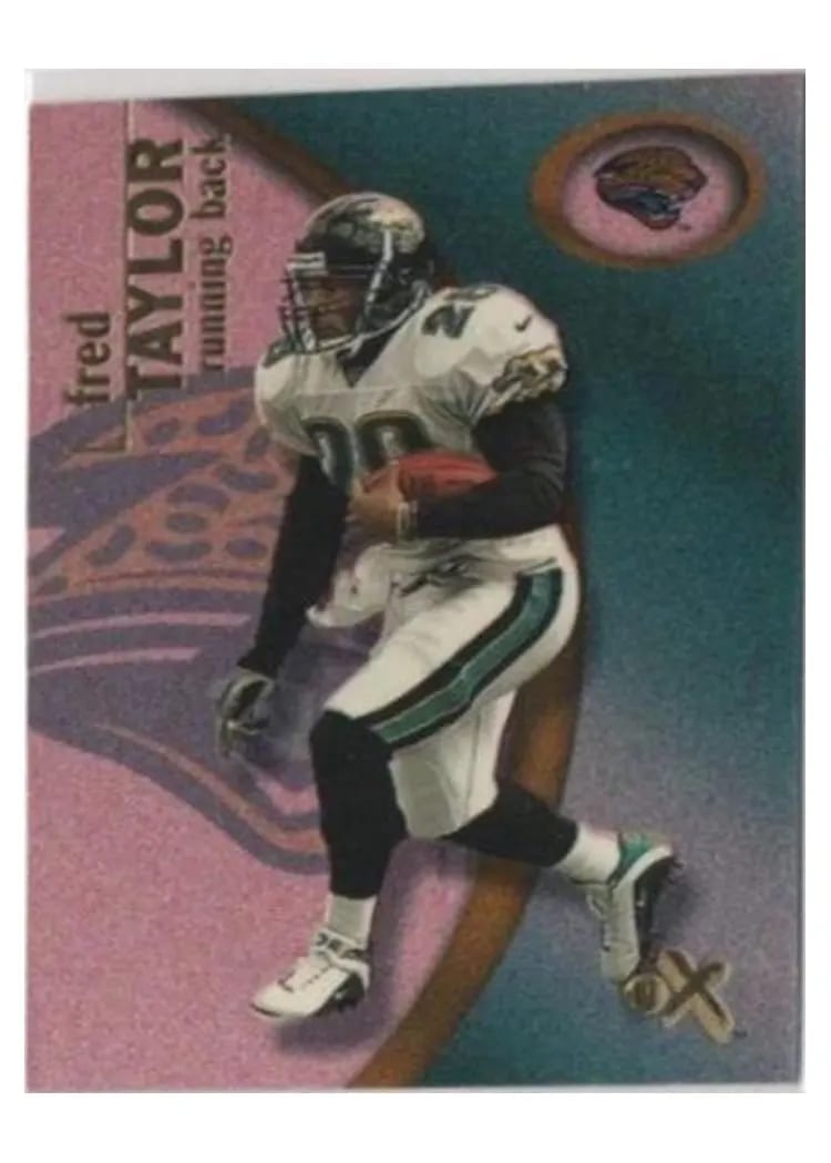 2001 Fleer E X Fred Taylor Essential Cred. Now #39 card