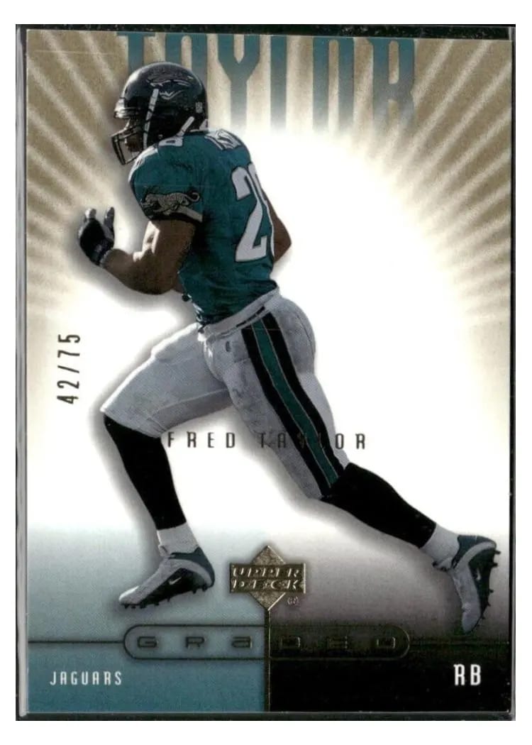 2002 Upper Deck Graded Fred Taylor #41 card